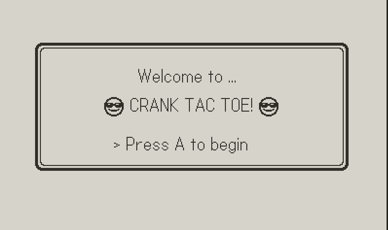 Crank Tac Toe